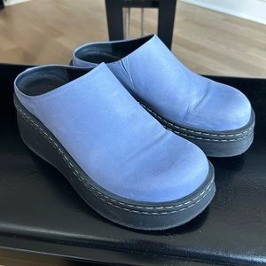 Miista Purple Clogs